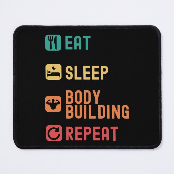 Item preview, Eat, sleep, bodybuilding, repeat designed and sold by Gerald Waters.