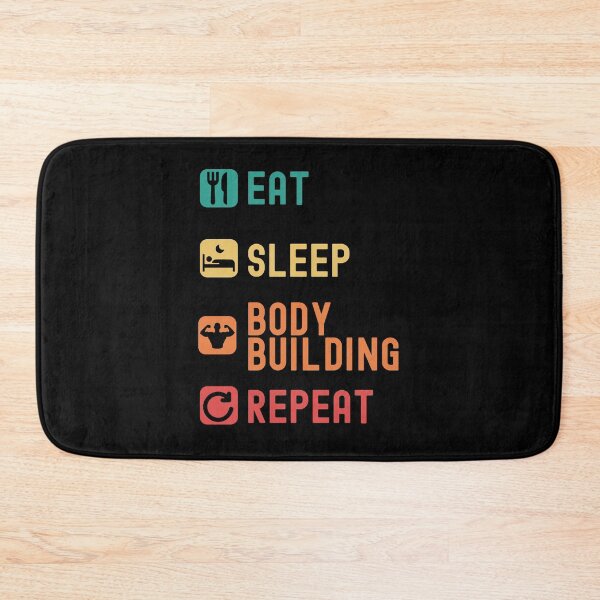Item preview, Eat, sleep, bodybuilding, repeat designed and sold by Gerald Waters.