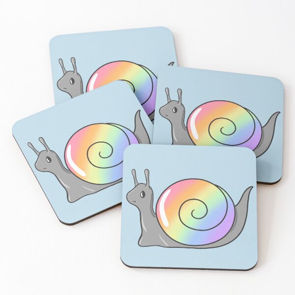 Item preview, Rainbow Snail Hits The Dusty Trail designed and sold by BlueandClaire.
