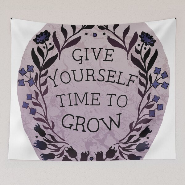 Item preview, Give Yourself Time To Grow designed and sold by fabfeminist.
