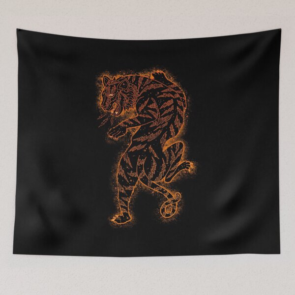 Item preview, Electric Tiger, jungle, big cat, cool tiger designed and sold by qetza.