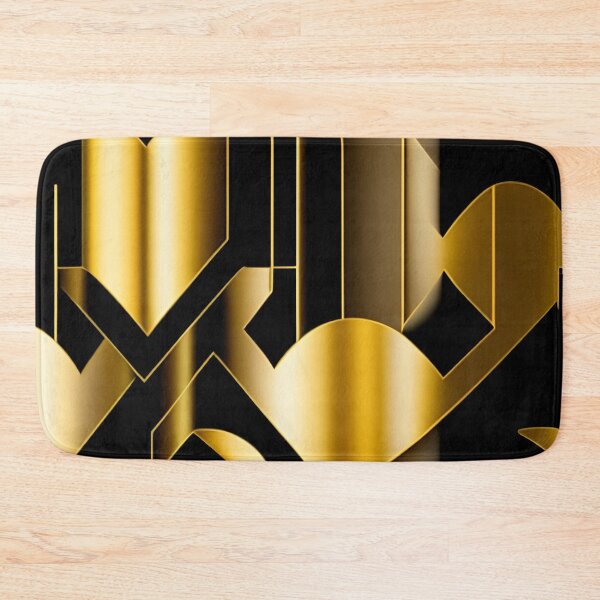 Item preview, Black & Gold Gatsby Art Deco Inspired Patterns  designed and sold by Tamas Das.