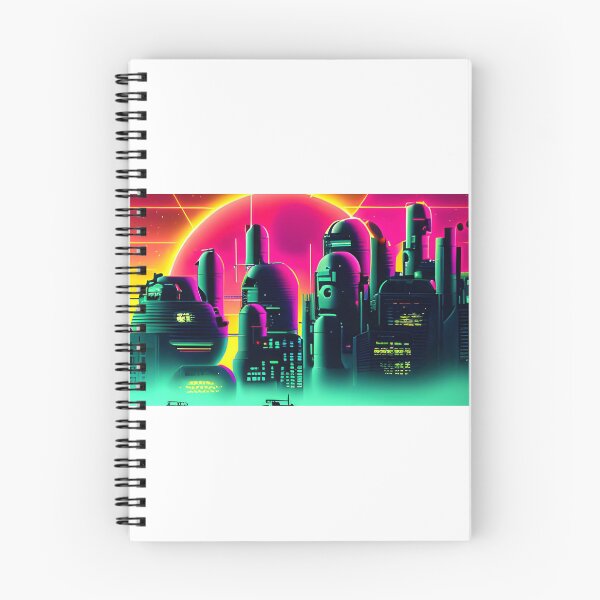 Item preview, Retro Wave Futuristic City designed and sold by MikesPrints2002.