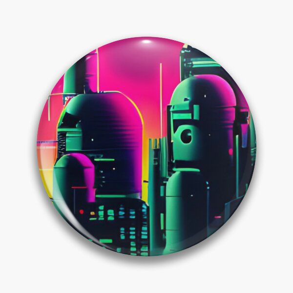 Item preview, Retro Wave Futuristic City designed and sold by MikesPrints2002.