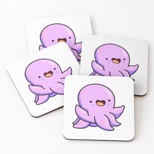 Item preview, Kawaii Purple Octopus designed and sold by kawaiilife.