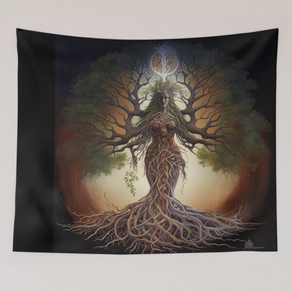 Item preview, Tree Goddess Series, Dryad, Vigilance designed and sold by Emberoot.