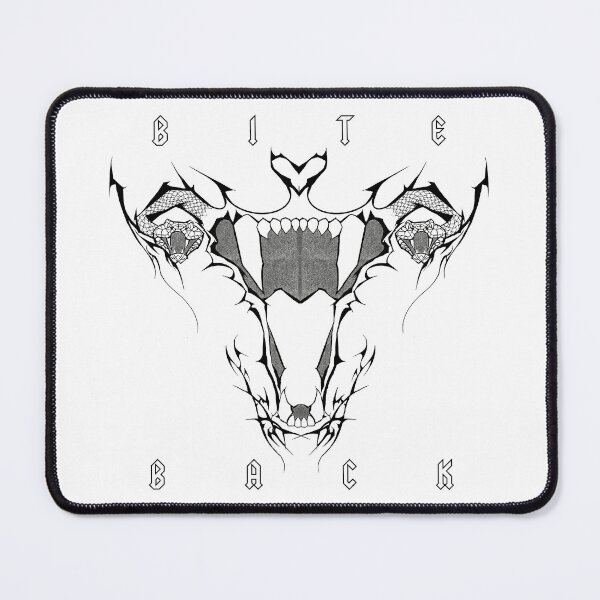 Item preview, BITE BACK - black line work designed and sold by ArtPastMidnight.