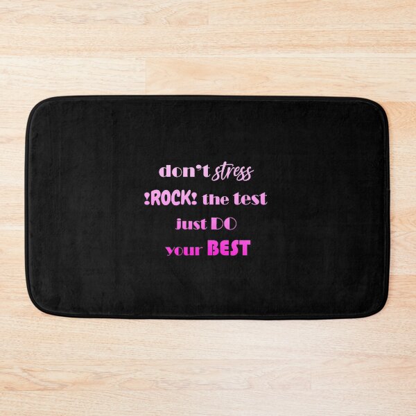 Item preview, dont stress !rock! the test just do your best (pink gradient) #testday designed and sold by EmeraldeaArt.