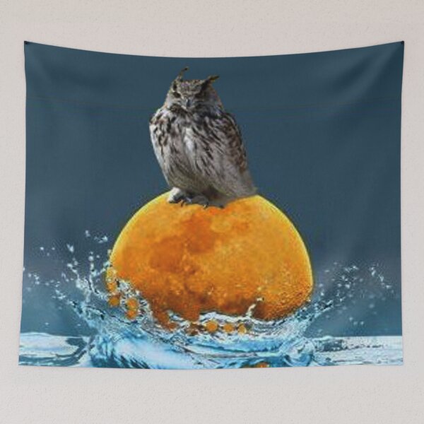 Item preview, MOON TIDE OWL DREAMSCAPE designed and sold by sharlesart.
