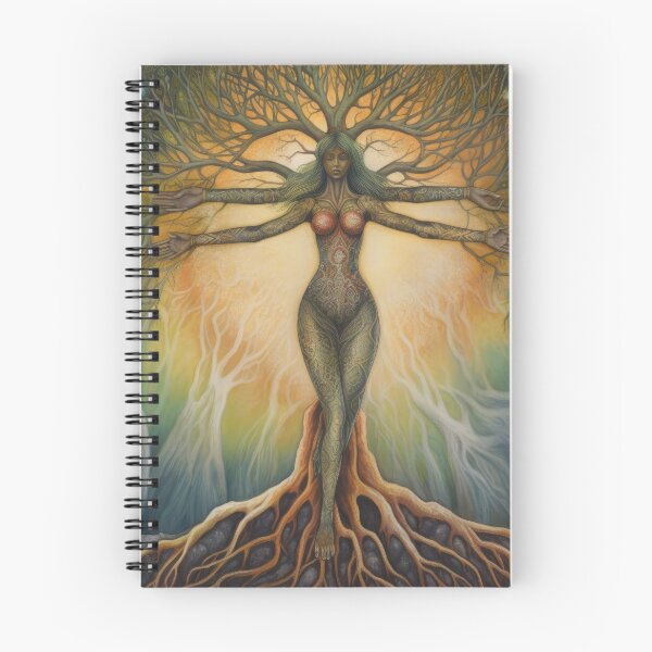 Aperçu de l'œuvre Série Déesse des arbres, Dryade, Radiance créée et vendue par Emberoot.