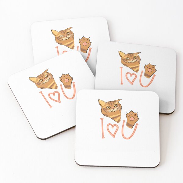 Item preview, Red Cat I love You designed and sold by Asiyat.