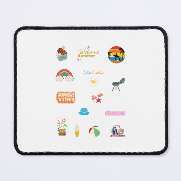 Item preview, Welcome Summer 2023, summer time, beach day, cute stickers (sticker pack) designed and sold by haRexia.