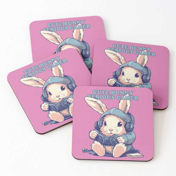 Item preview, Cute Bunny Serious Gamer designed and sold by viCdesign.