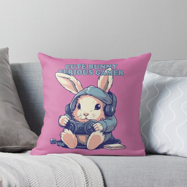 Item preview, Cute Bunny Serious Gamer designed and sold by viCdesign.