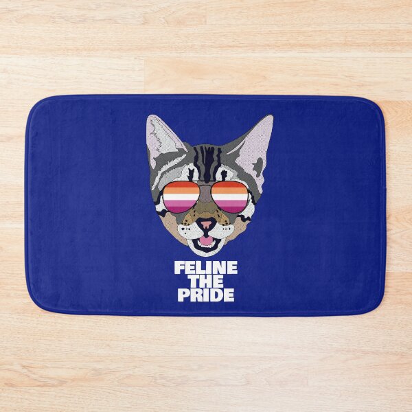 Item preview, FELINE THE PRIDE  - Funny Cat Lesbian Pride Flag Quote designed and sold by Lightfield.