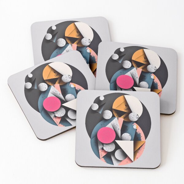 Item preview, Abstract geometric modern composition designed and sold by knuppify.