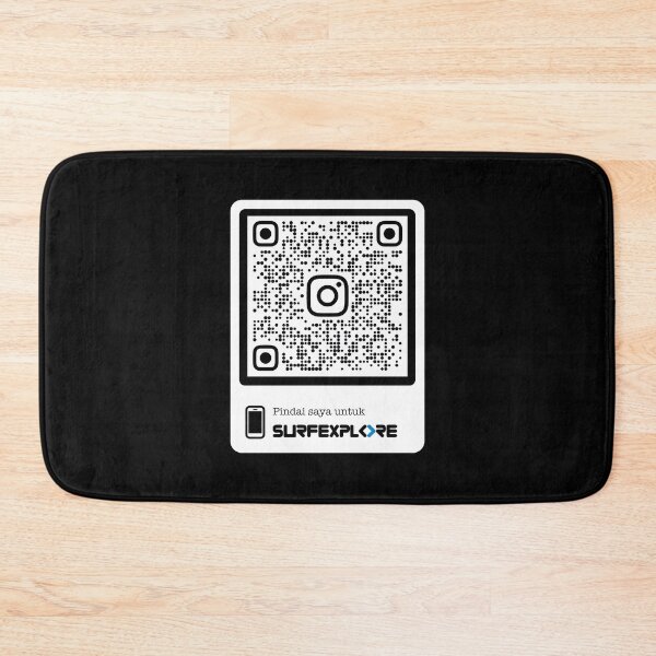 Item preview, surfEXPLORE Instagram QR Code Bahasa designed and sold by surfexplore.