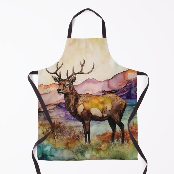 Item preview, Deer on an Winters Eve designed and sold by artgoldenvalley.