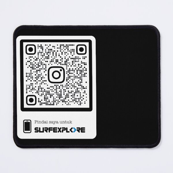Item preview, surfEXPLORE Instagram QR Code Bahasa designed and sold by surfexplore.