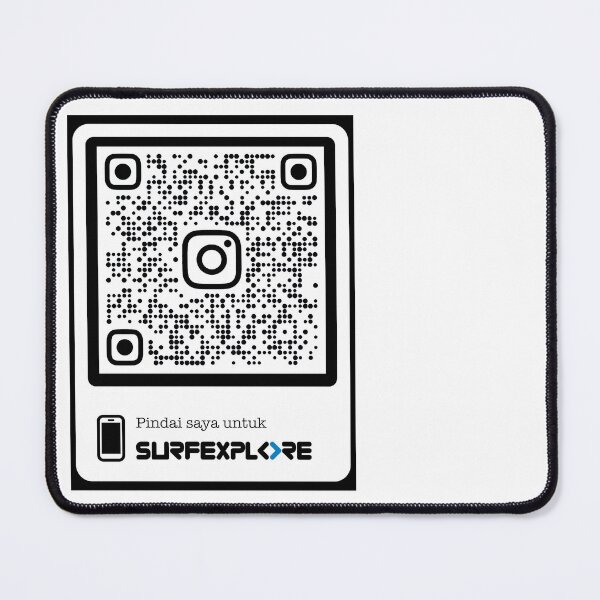 Item preview, surfEXPLORE Instagram QR Code Bahasa designed and sold by surfexplore.