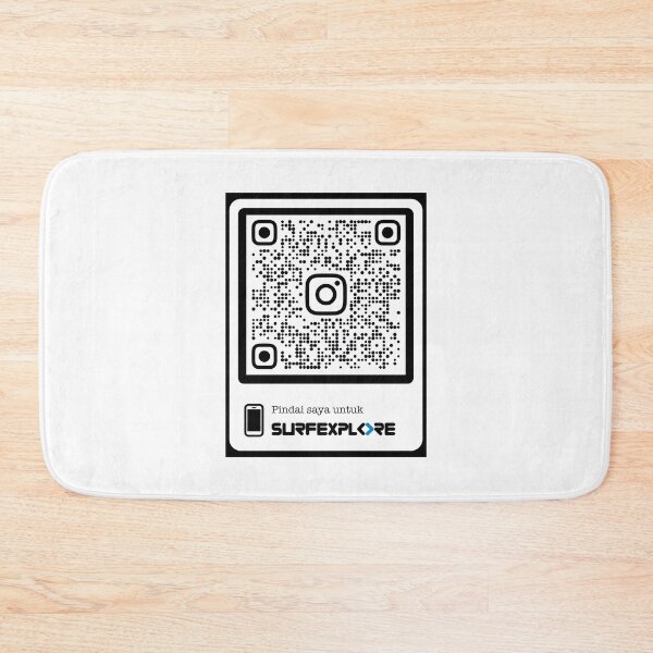 Item preview, surfEXPLORE Instagram QR Code Bahasa designed and sold by surfexplore.