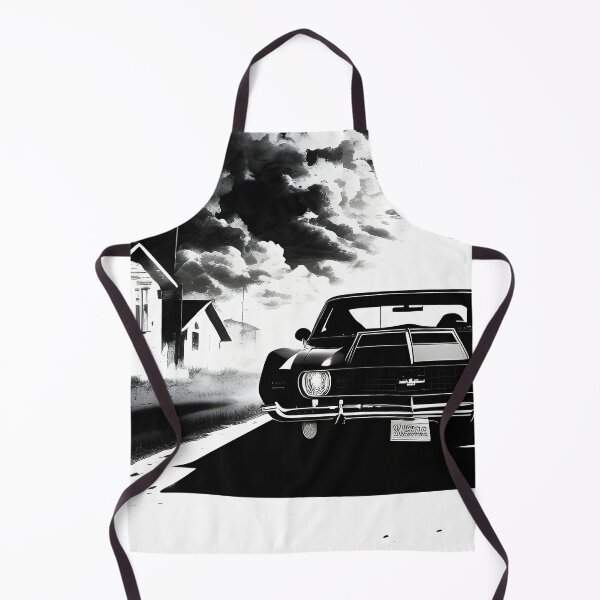 Item preview, Vintage Car Camaro Painting designed and sold by CanaryCanvas.