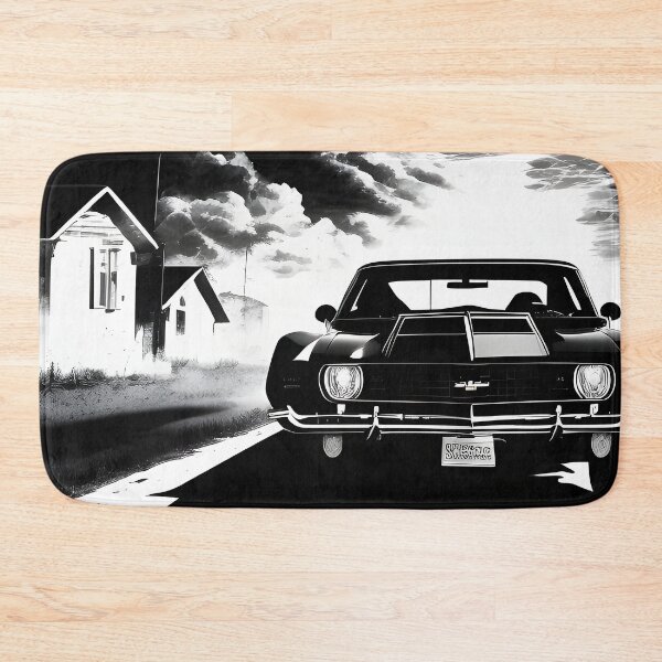Item preview, Vintage Car Camaro Painting designed and sold by CanaryCanvas.