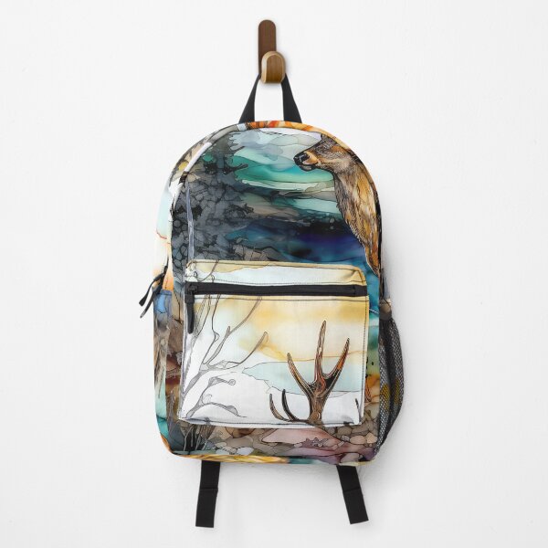 Item preview, Deer in Inky Waters designed and sold by artgoldenvalley.