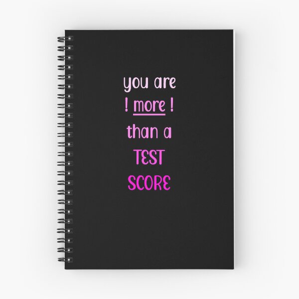 Item preview, You are more than a test score (pink gradient) #testday designed and sold by EmeraldeaArt.