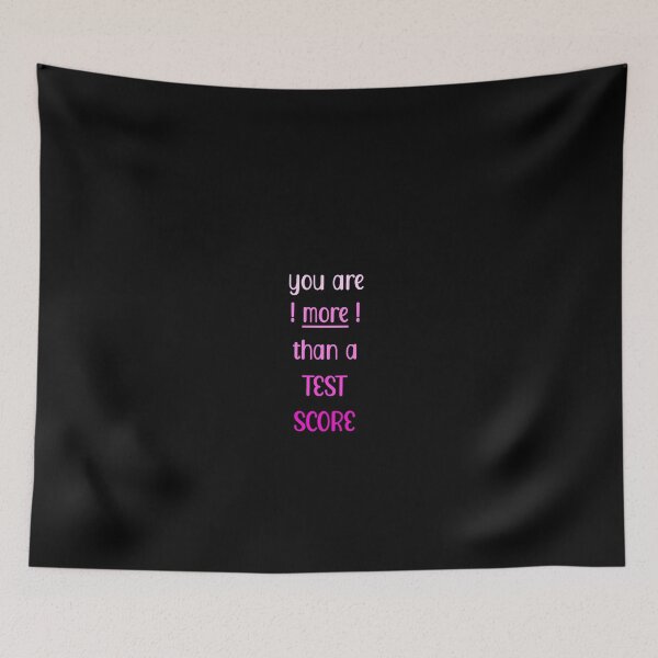 Item preview, You are more than a test score (pink gradient) #testday designed and sold by EmeraldeaArt.