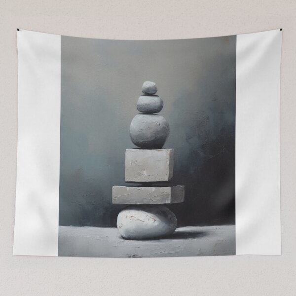 Item preview, 006 Quiet Minimal Abstract Painting designed and sold by nikoart001.