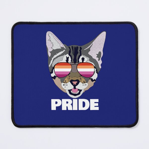 Item preview, PRIDE - Funny Cat Lesbian Pride Flag Quote designed and sold by Lightfield.