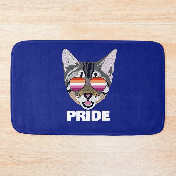 Item preview, PRIDE - Funny Cat Lesbian Pride Flag Quote designed and sold by Lightfield.