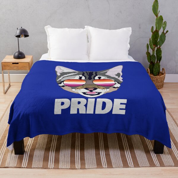 Item preview, PRIDE - Funny Cat Lesbian Pride Flag Quote designed and sold by Lightfield.