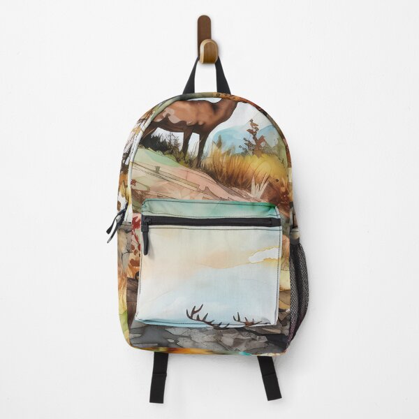 Item preview, Deer on the Hill designed and sold by artgoldenvalley.