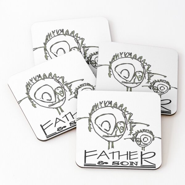Item preview, Father and Son - freehand drawing designed and sold by raccoon-shop.