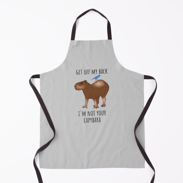 Item preview, get off my back, I'm not your capybara (light background) designed and sold by Jeeb-Arts.