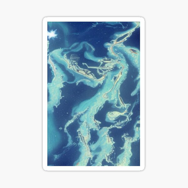 Atlantis in Space Sticker