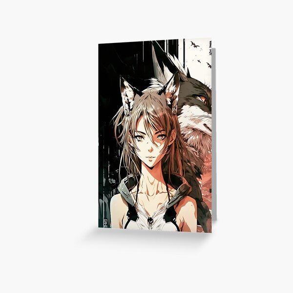 Item preview, Anime wolf girl designed and sold by Marie-Chula.