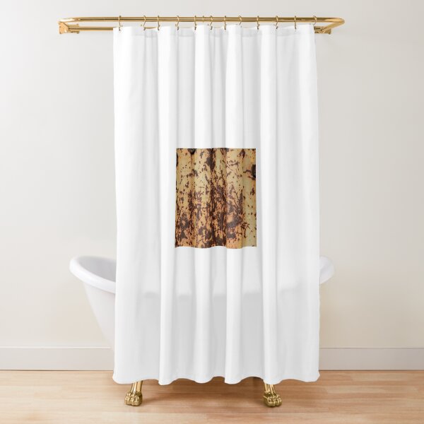 Rusty iron Shower Curtain
