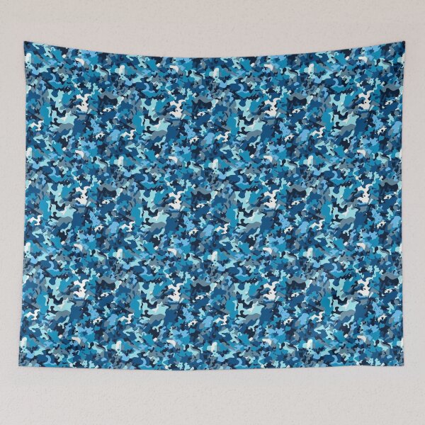 Item preview, Army Camo Print Blue Camouflage Pattern Graphic Pixelated Military Colorful Abstract Country  designed and sold by arcadetoystore.
