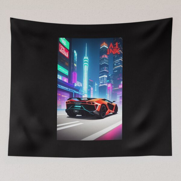 Item preview, A.I INK | Futuristic Cyberpunk Supercars designed and sold by AI-INK.