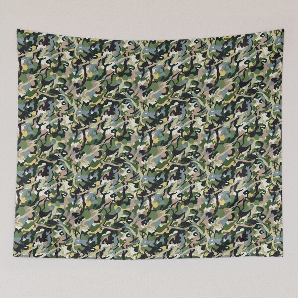 Item preview, Green Army Camo Print Camouflage Pattern Graphic Pixelated Military Colorful Abstract Country  designed and sold by arcadetoystore.