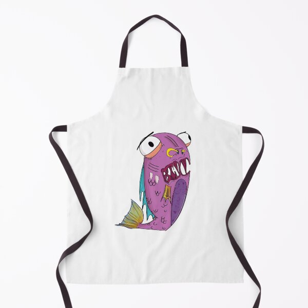 Item preview, Violet Monster SickFish designed and sold by TooTinyTone.