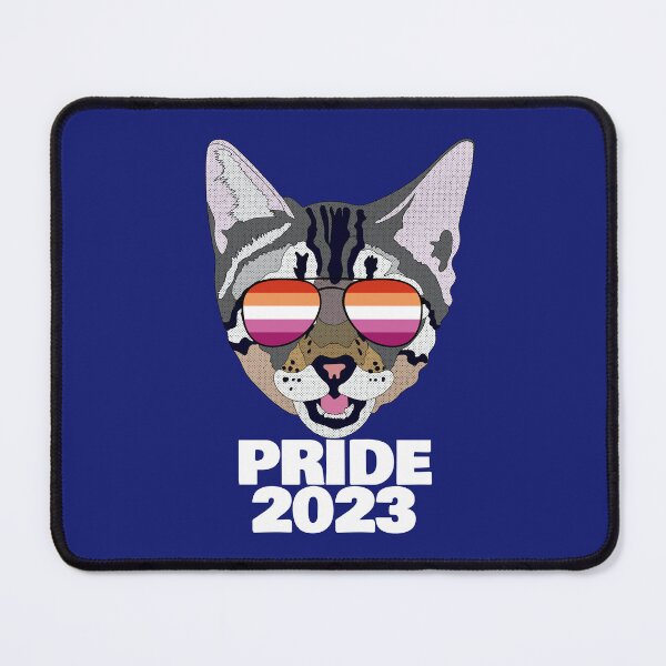 Item preview, PRIDE 2023 - Funny Cat Lesbian Pride Flag Quote designed and sold by Lightfield.
