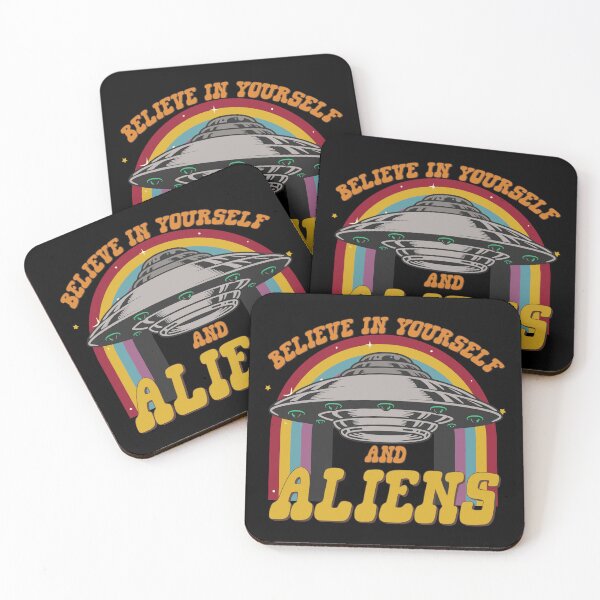 Item preview, Believe In Yourself And Aliens UFO designed and sold by printify.