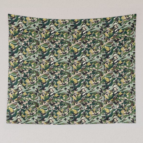 Item preview, Light Green Army Camo Print Camouflage Pattern Graphic Pixelated Military Colorful Abstract Country  designed and sold by arcadetoystore.