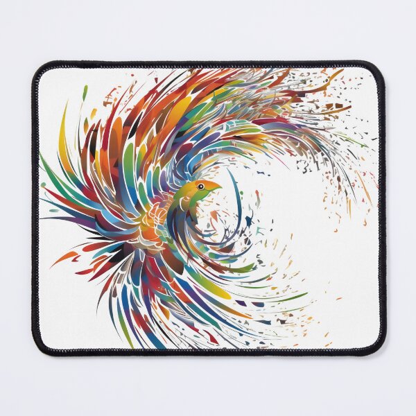 Item preview, Bursting Colourful Phoenix designed and sold by MizarPixelArt.