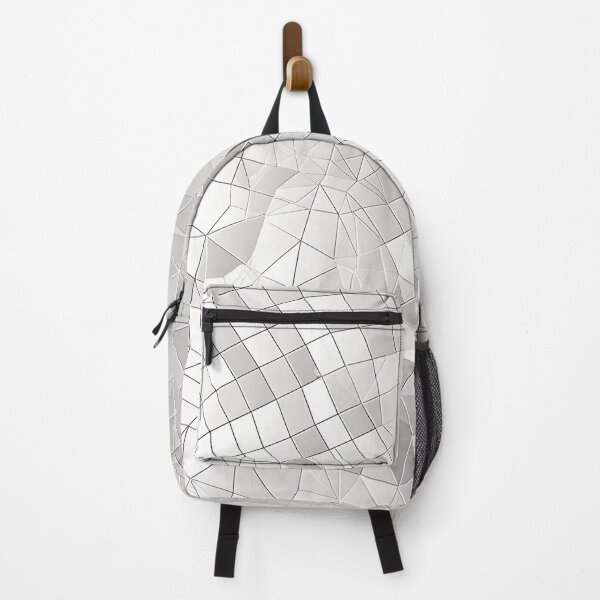 Item preview, Elegance Silver Mosaic Lines Pattern designed and sold by PatternBestFan.