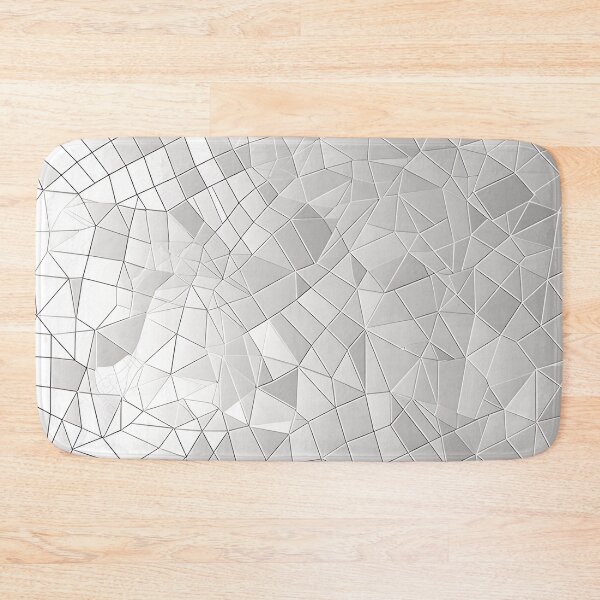 Item preview, Elegance Silver Mosaic Lines Pattern designed and sold by PatternBestFan.